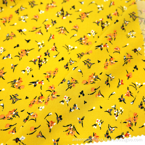 100%viscose challis reactive printed fabric